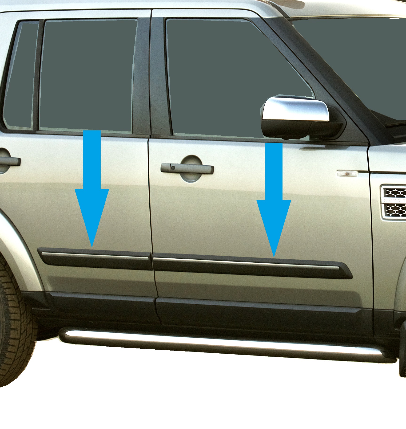 Side Body Mouldings Rubbing Strip Door Trim Land Rover Discovery 3 4